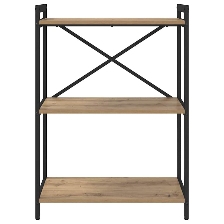 Bogreol Artisan Egetræ 60 x 30 x 85 cm Konstrueret træ