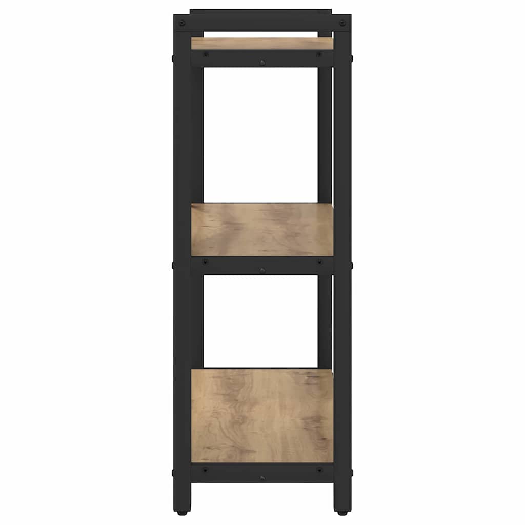 Bogreol Artisan Egetræ 60 x 30 x 85 cm Konstrueret træ