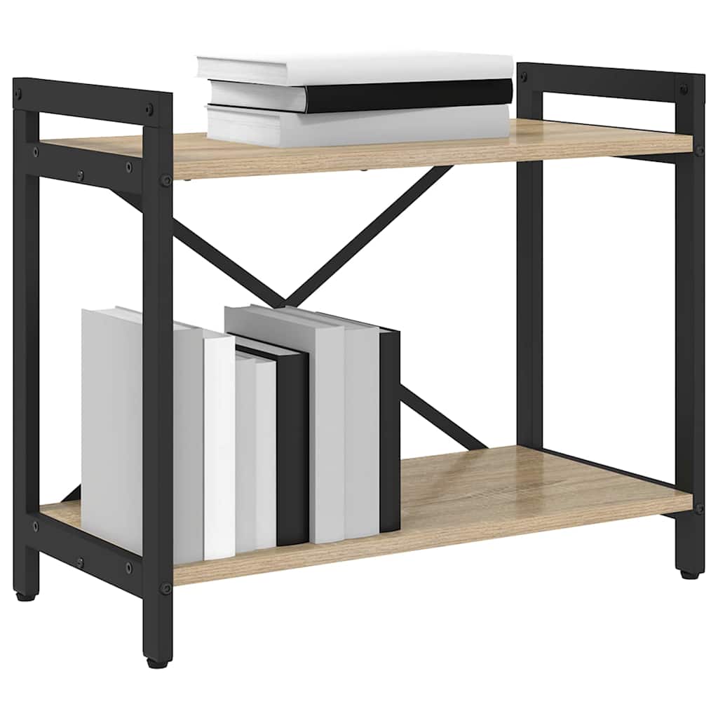 Bogreol 60 x 30 x 50 cm Konstrueret træ Sonoma eg