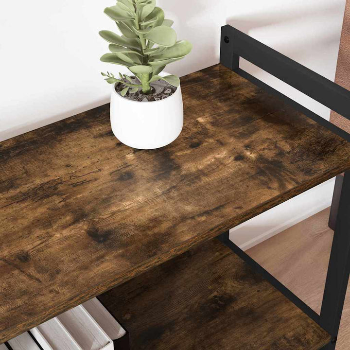 Bogreol Røget eg 60 x 30 x 50 cm Konstrueret træ