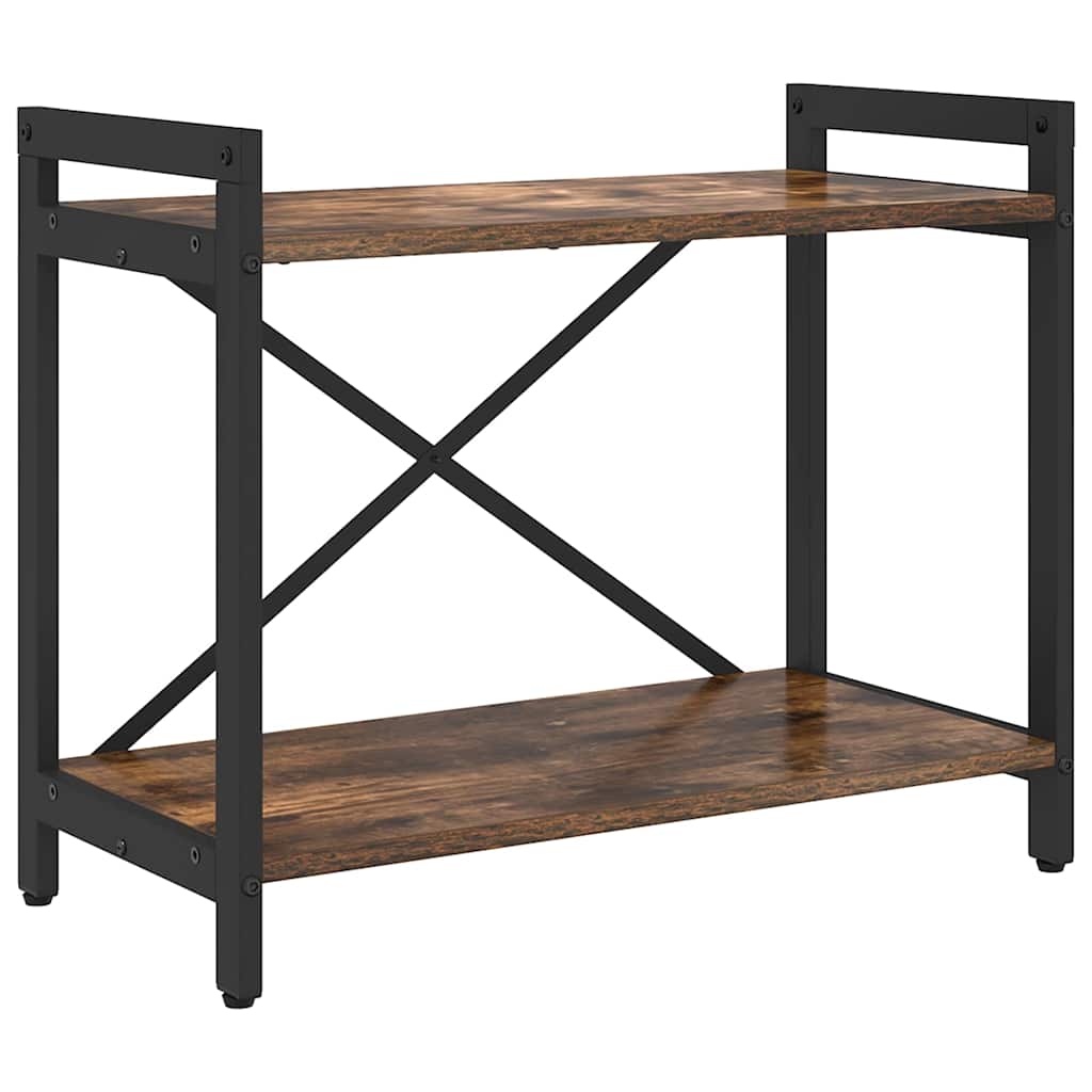 Bogreol Røget eg 60 x 30 x 50 cm Konstrueret træ