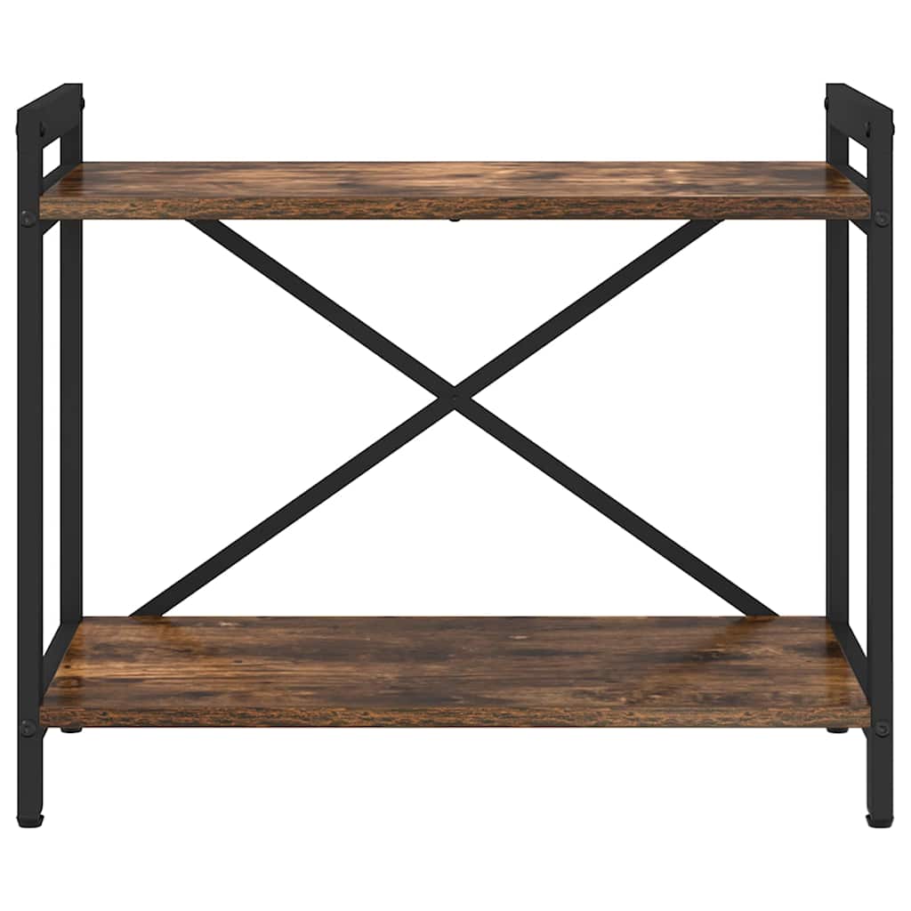 Bogreol Røget eg 60 x 30 x 50 cm Konstrueret træ