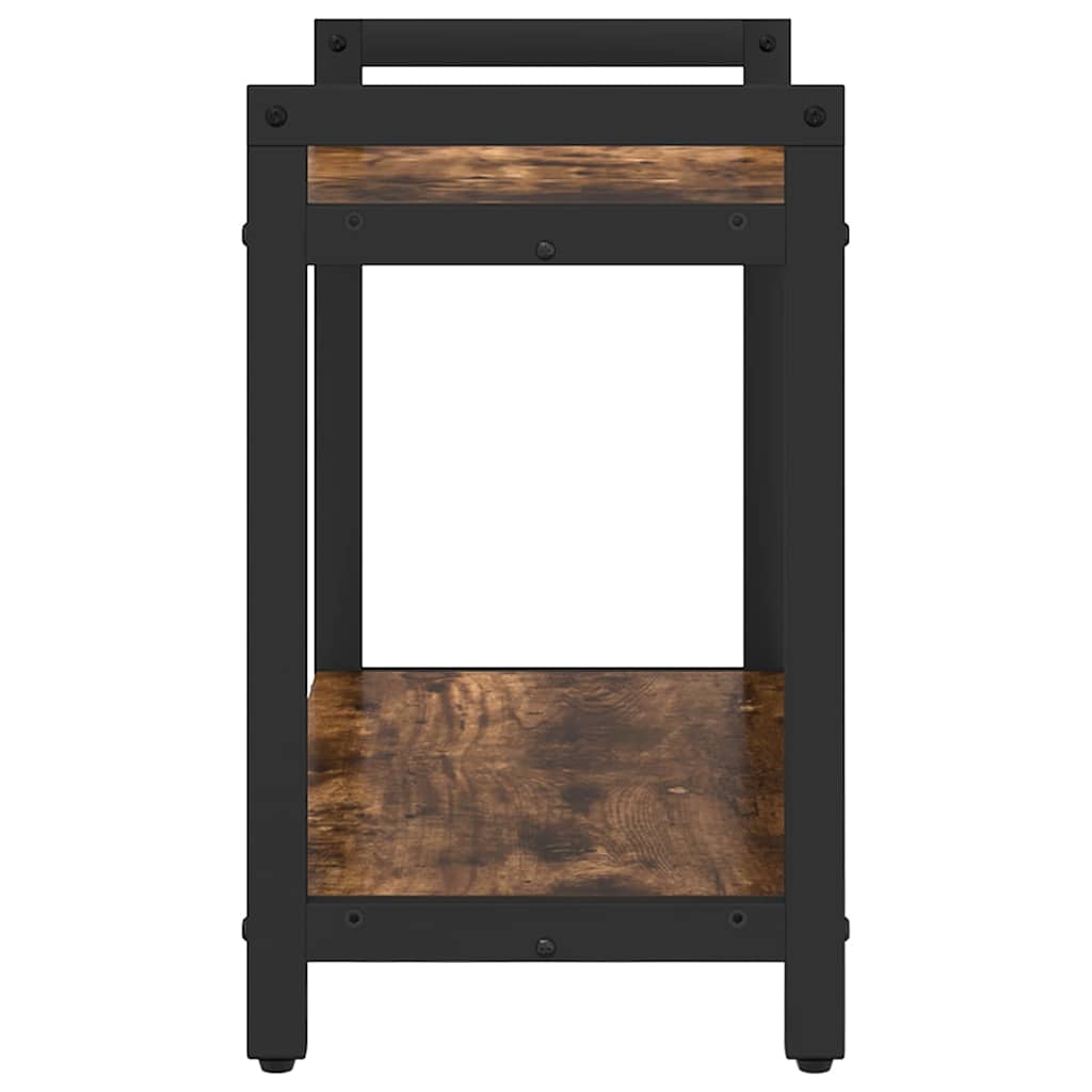 Bogreol Røget eg 60 x 30 x 50 cm Konstrueret træ