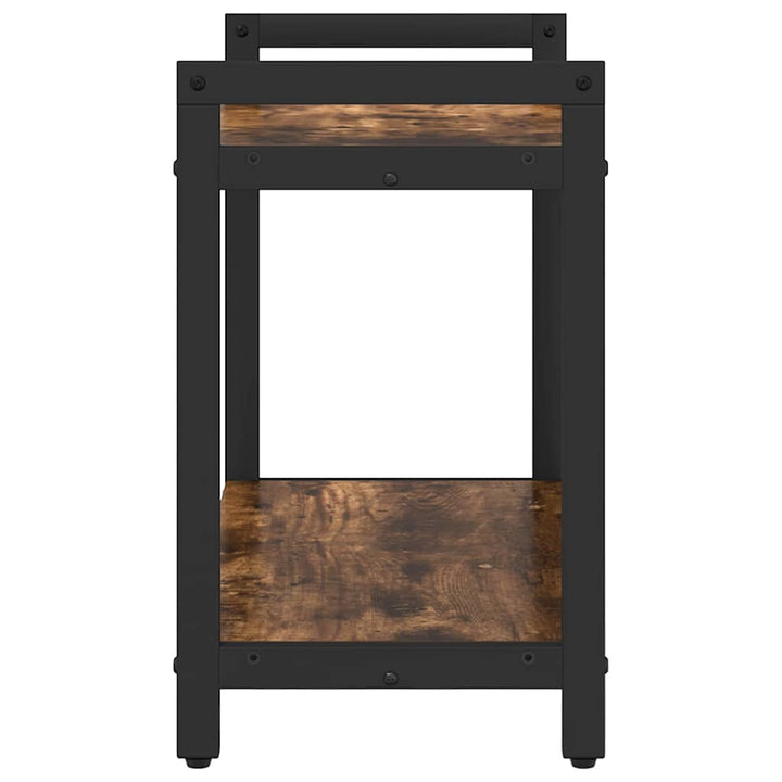 Bogreol Røget eg 60 x 30 x 50 cm Konstrueret træ