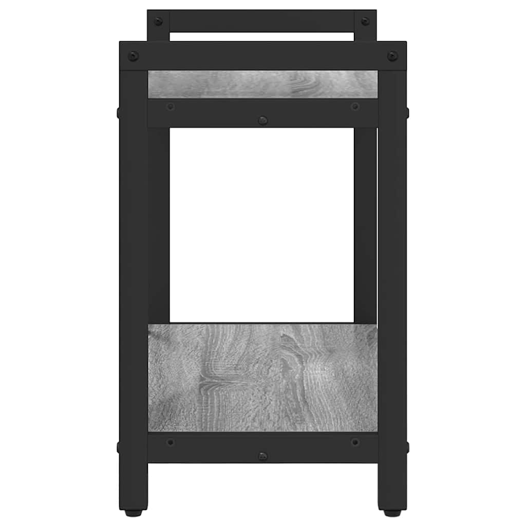 Bogreol Grå sonoma-eg 60 x 30 x 50 cm Konstrueret træ