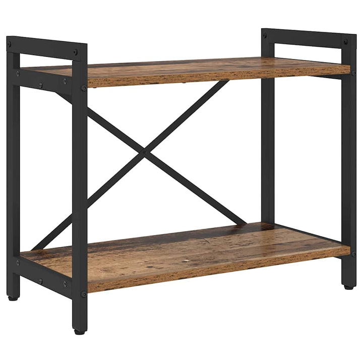 Bogreol Gammelt træ 60 x 30 x 50 cm Konstrueret træ