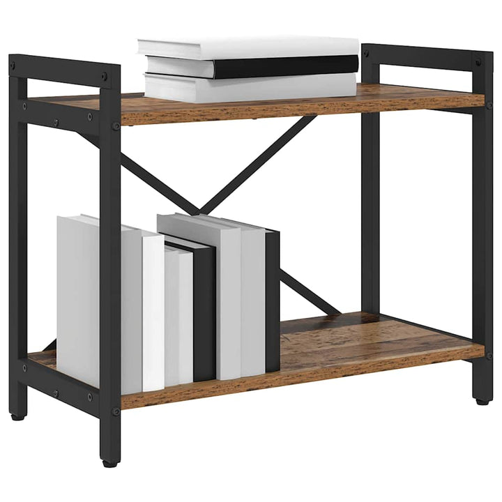 Bogreol Gammelt træ 60 x 30 x 50 cm Konstrueret træ