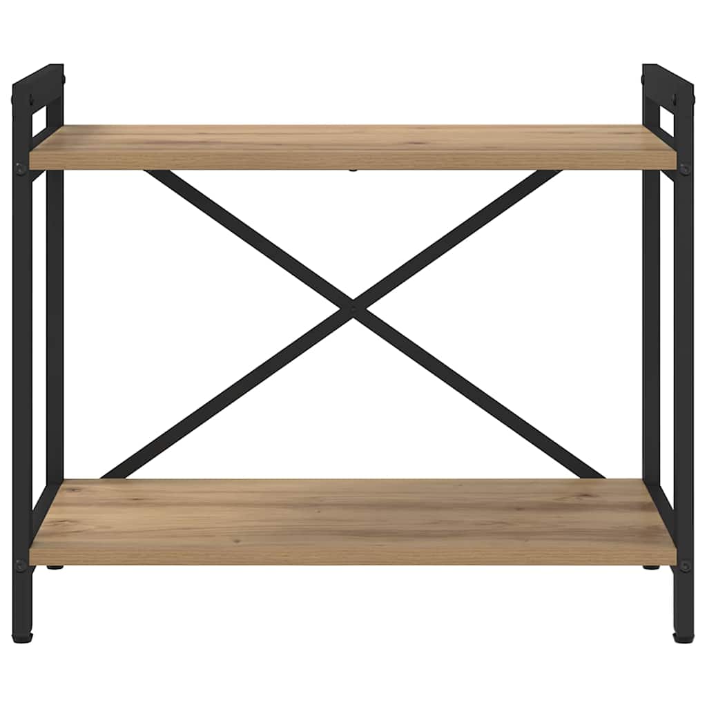 Bogreol Artisan Egetræ 60 x 30 x 50 cm Konstrueret træ