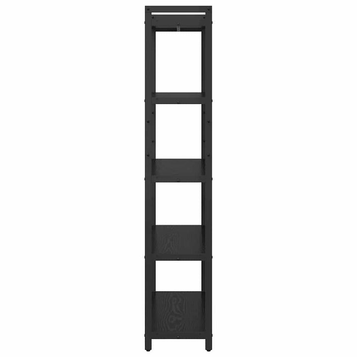 Bogreol Sort eg 80 x 30 x 155 cm Konstrueret træ