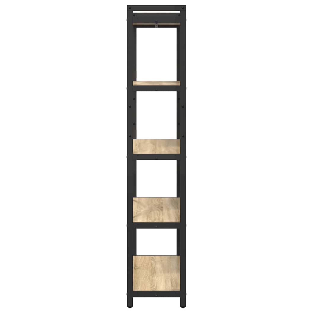 Bogreol Sonoma eg 80 x 30 x 155 cm Konstrueret træ