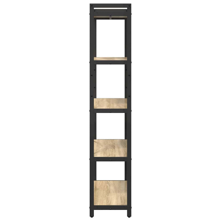 Bogreol Sonoma eg 80 x 30 x 155 cm Konstrueret træ