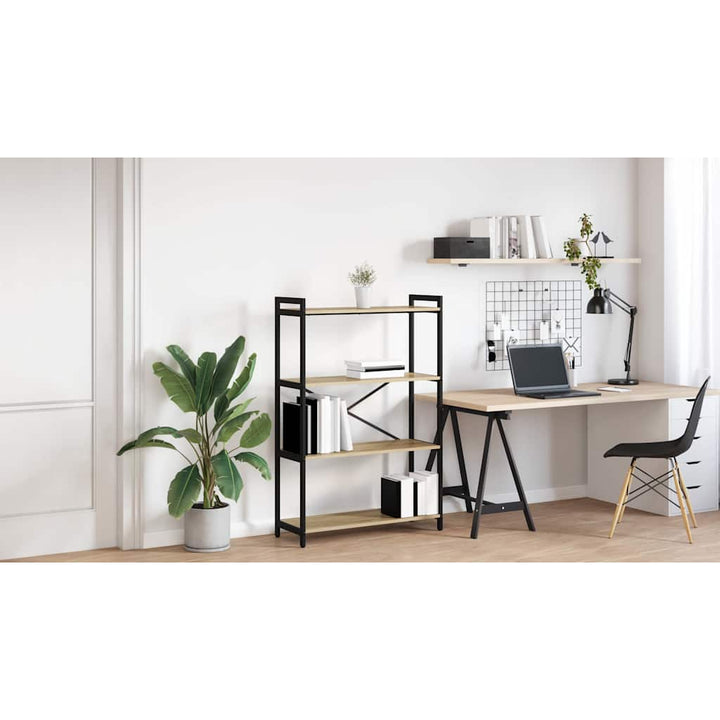 Bogreol Sonoma eg 80 x 30 x 120 cm Konstrueret træ