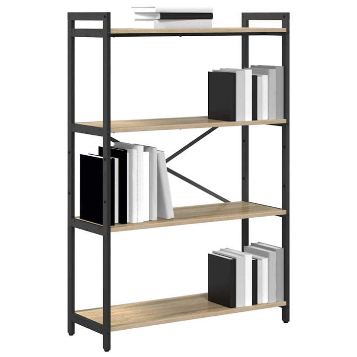 Bogreol Sonoma eg 80 x 30 x 120 cm Konstrueret træ