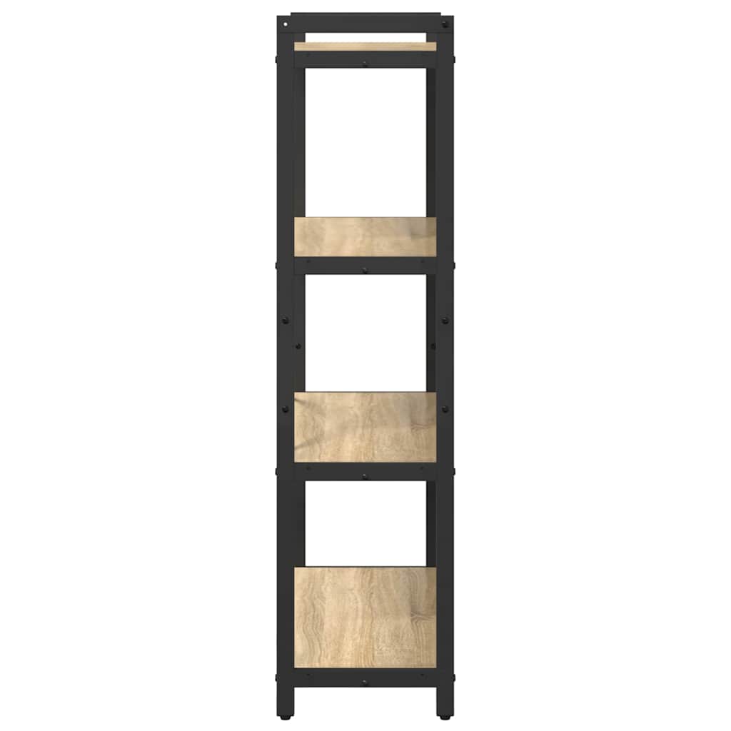 Bogreol Sonoma eg 80 x 30 x 120 cm Konstrueret træ
