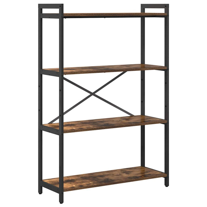 Bogreol Røget eg 80 x 30 x 120 cm Konstrueret træ