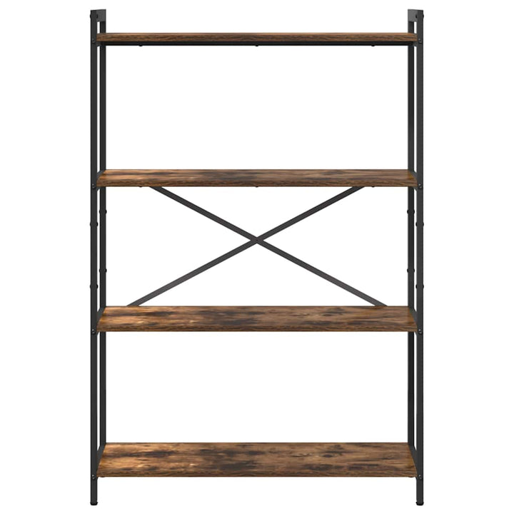 Bogreol Røget eg 80 x 30 x 120 cm Konstrueret træ