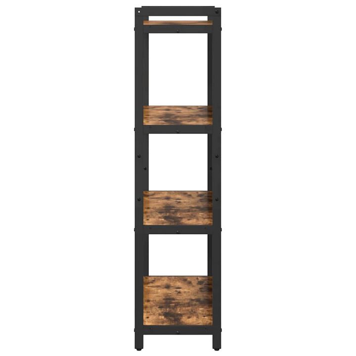 Bogreol Røget eg 80 x 30 x 120 cm Konstrueret træ