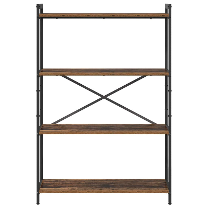 Bogreol Gammelt træ 80 x 30 x 120 cm Konstrueret træ