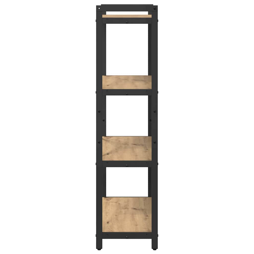 Bogreol Artisan Egetræ 80 x 30 x 120 cm Konstrueret træ