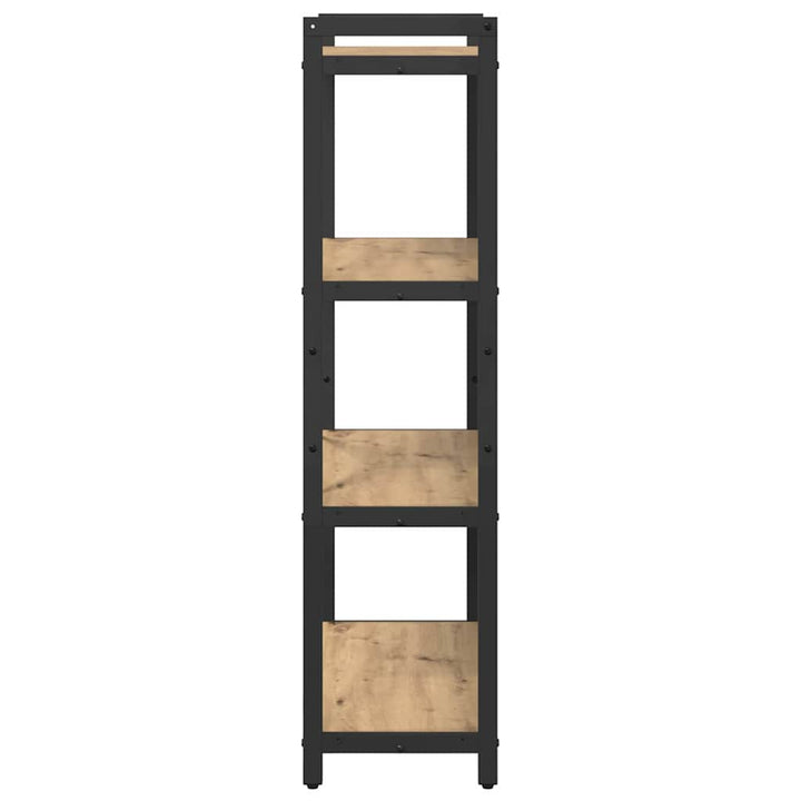 Bogreol Artisan Egetræ 80 x 30 x 120 cm Konstrueret træ