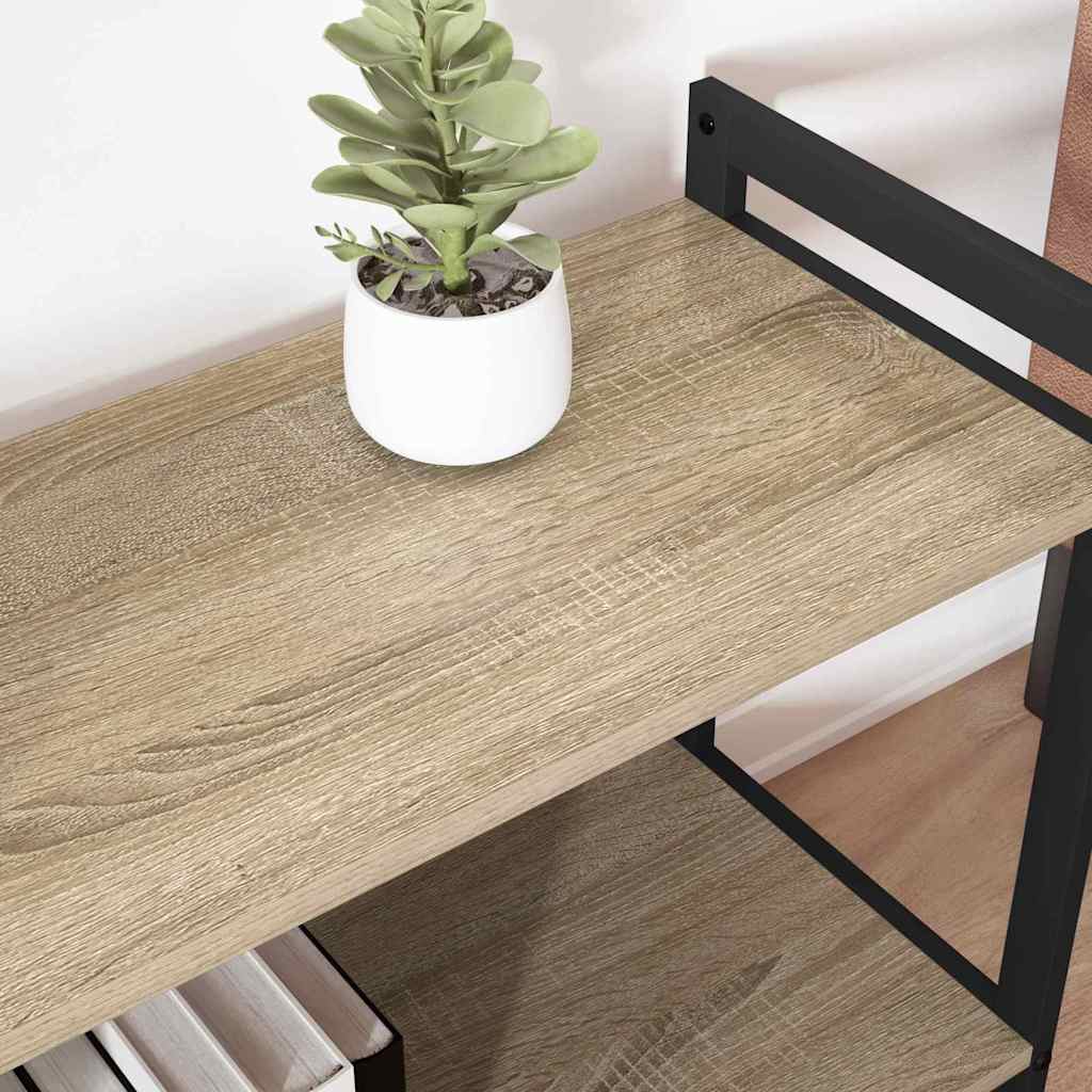 Bogreol Sonoma eg 80 x 30 x 85 cm Konstrueret træ
