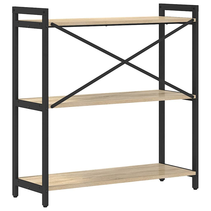 Bogreol Sonoma eg 80 x 30 x 85 cm Konstrueret træ