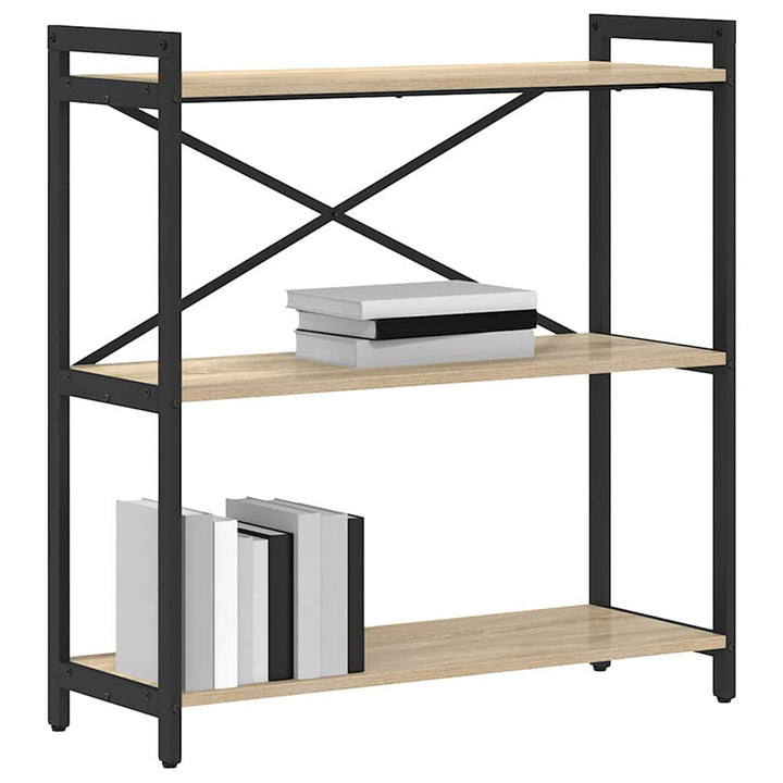 Bogreol Sonoma eg 80 x 30 x 85 cm Konstrueret træ