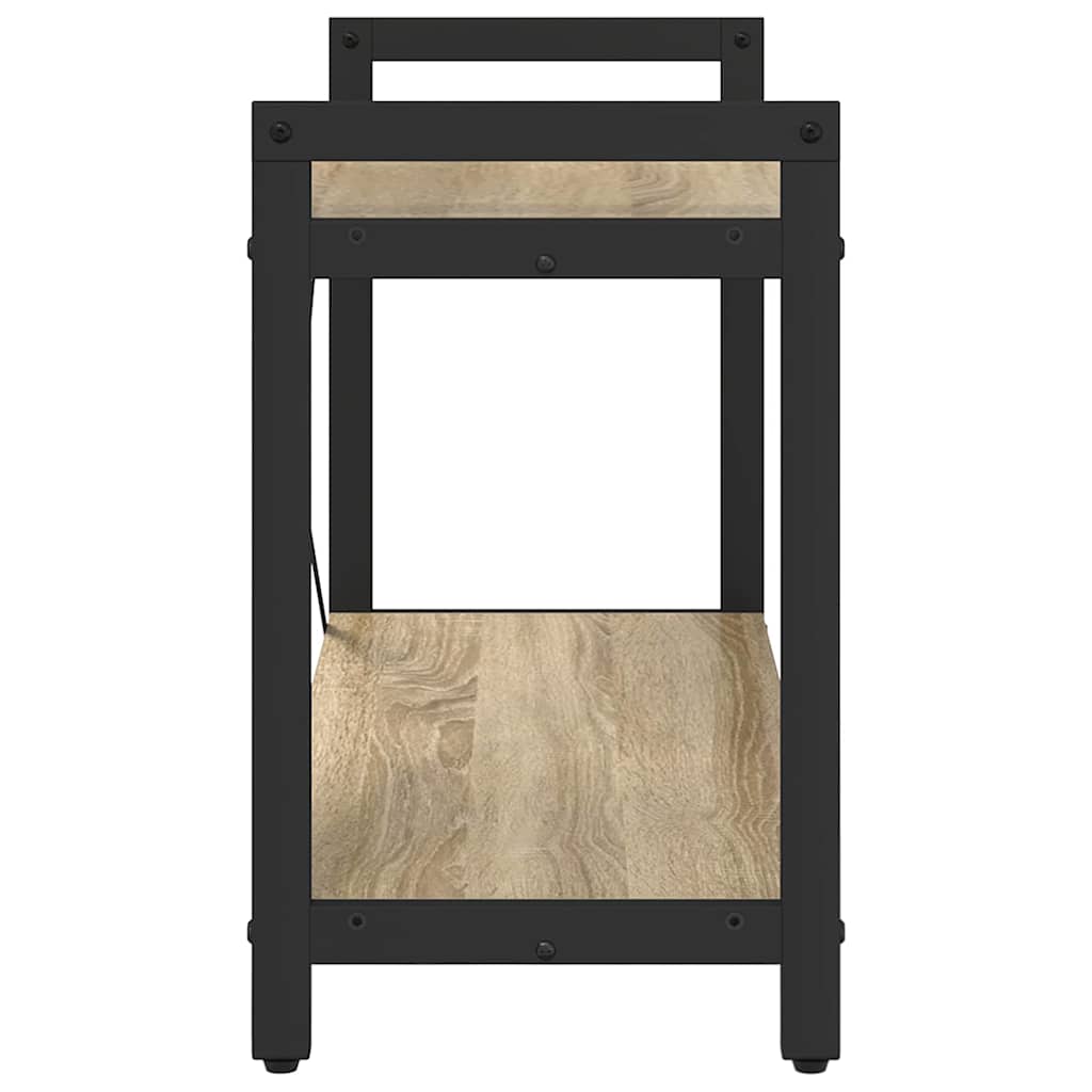 Bogreol Sonoma eg 80 x 30 x 50 cm Konstrueret træ