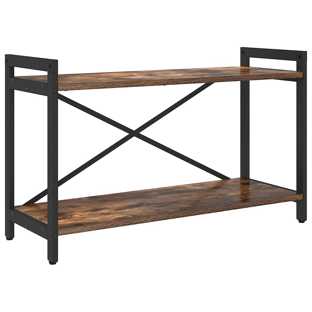 Bogreol Røget eg 80 x 30 x 50 cm Konstrueret træ