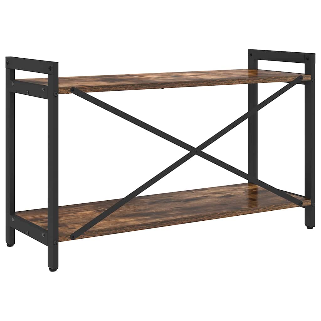 Bogreol Røget eg 80 x 30 x 50 cm Konstrueret træ