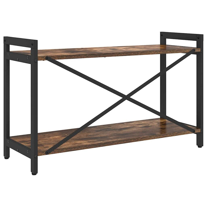 Bogreol Røget eg 80 x 30 x 50 cm Konstrueret træ