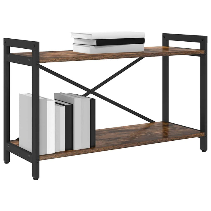 Bogreol Røget eg 80 x 30 x 50 cm Konstrueret træ
