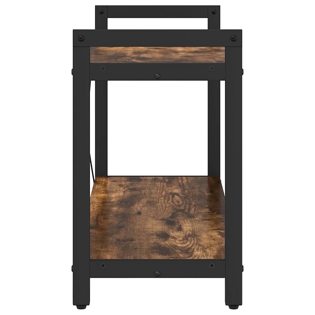 Bogreol Røget eg 80 x 30 x 50 cm Konstrueret træ