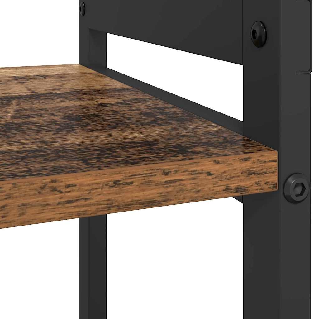 Bogreol Gammelt træ 80 x 30 x 50 cm Konstrueret træ
