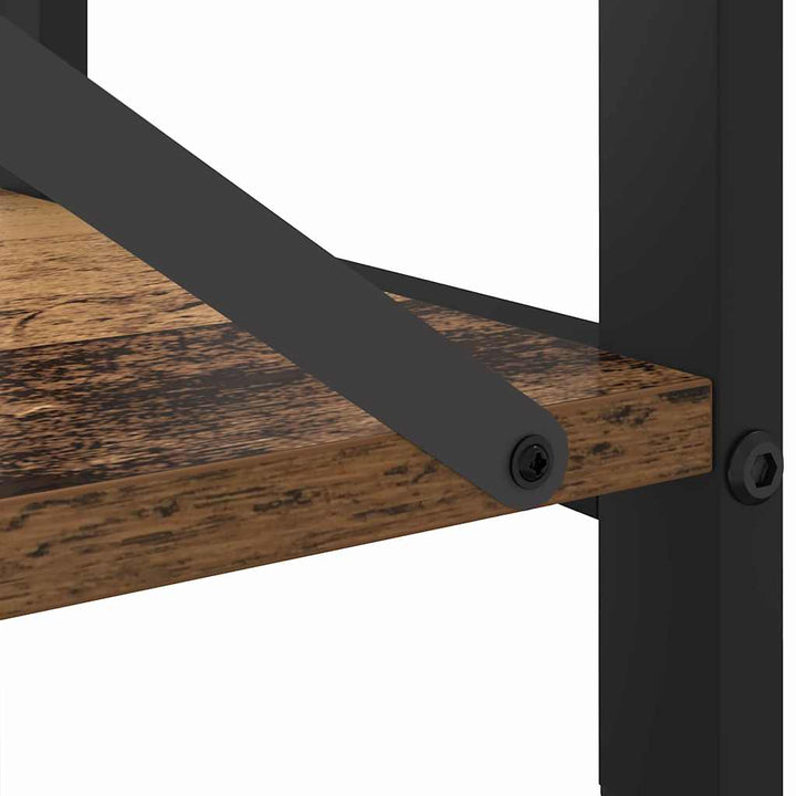 Bogreol Gammelt træ 80 x 30 x 50 cm Konstrueret træ