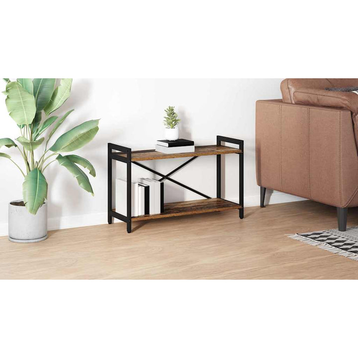 Bogreol Gammelt træ 80 x 30 x 50 cm Konstrueret træ