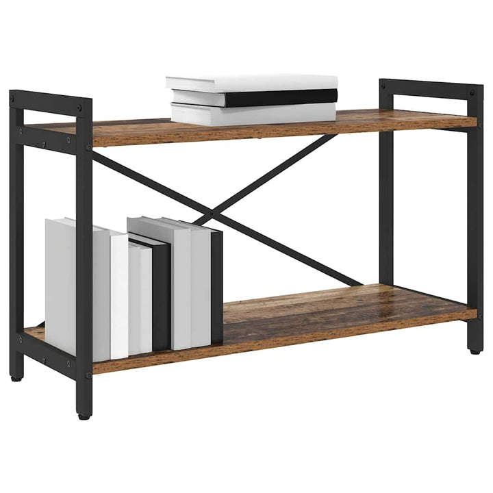 Bogreol Gammelt træ 80 x 30 x 50 cm Konstrueret træ