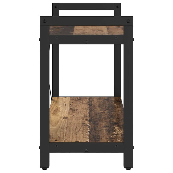 Bogreol Gammelt træ 80 x 30 x 50 cm Konstrueret træ
