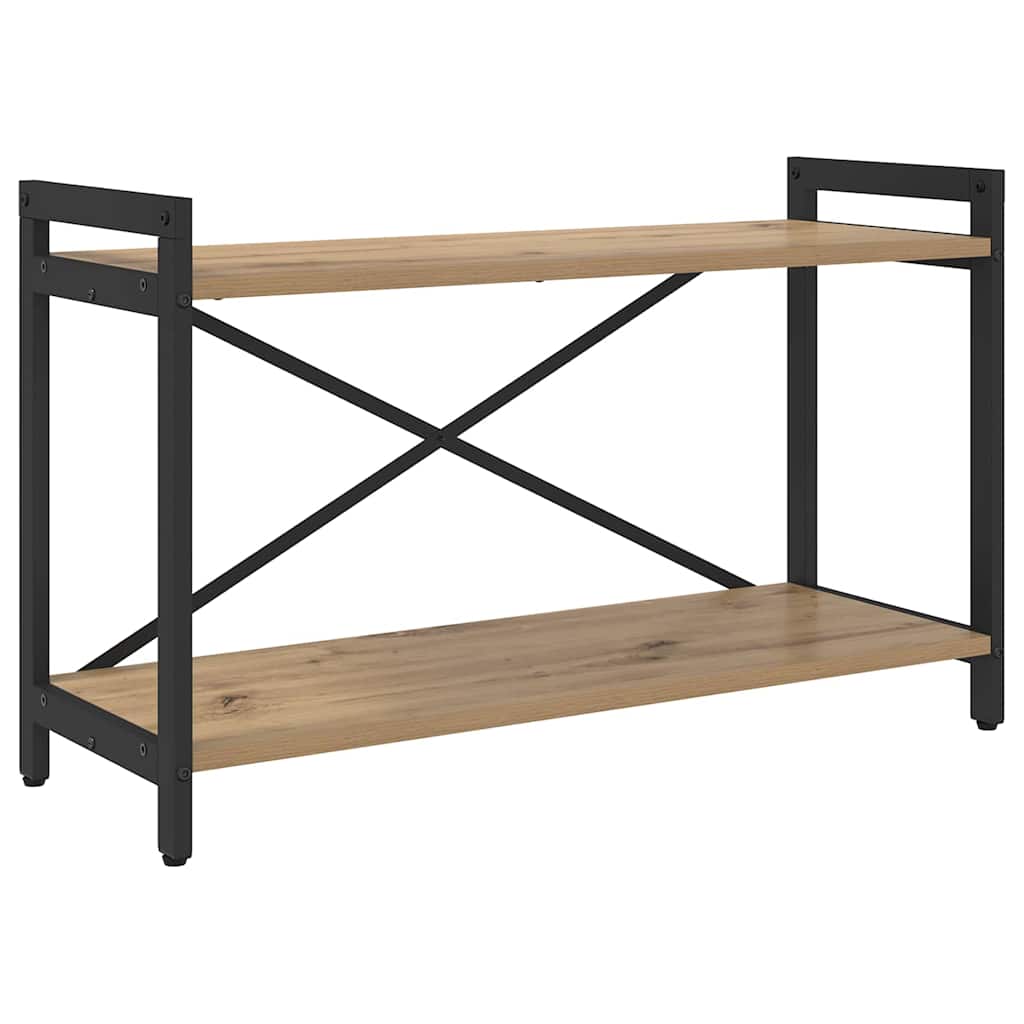 Bogreol Artisan Egetræ 80 x 30 x 50 cm Konstrueret træ