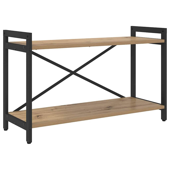 Bogreol Artisan Egetræ 80 x 30 x 50 cm Konstrueret træ