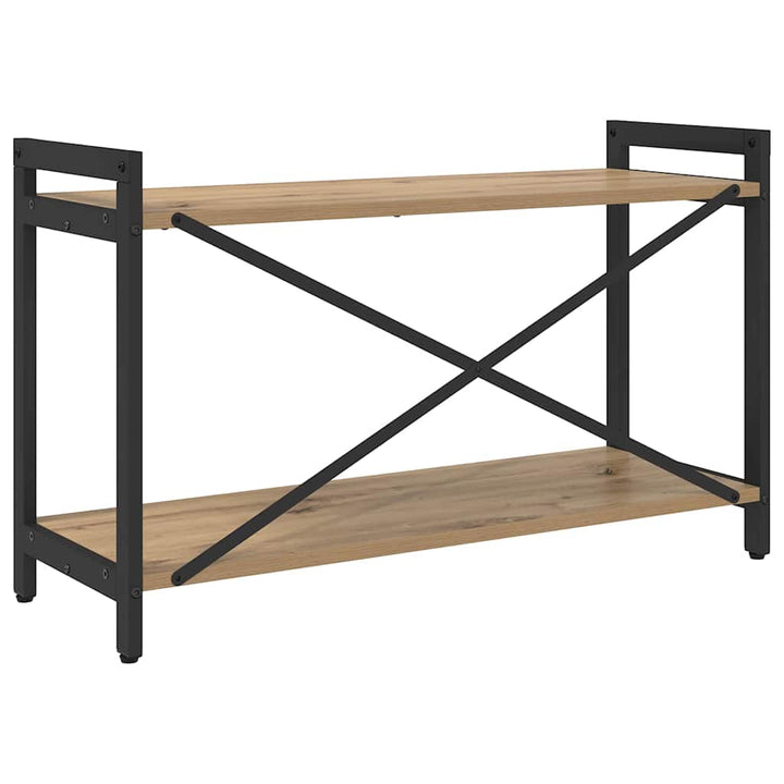 Bogreol 80 x 30 x 50 cm Konstrueret træ Artisan Egetræ