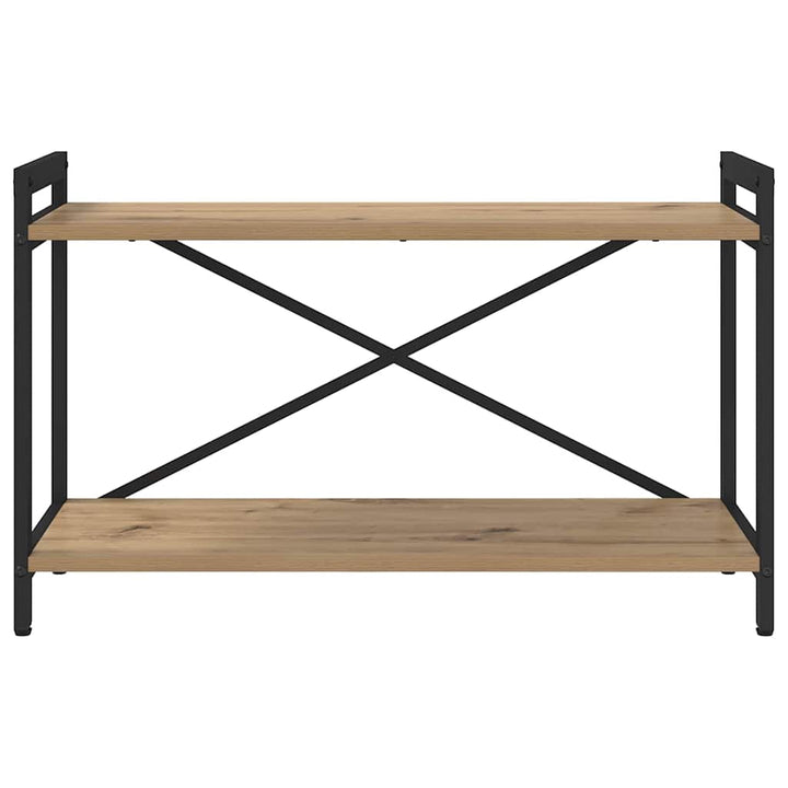Bogreol Artisan Egetræ 80 x 30 x 50 cm Konstrueret træ