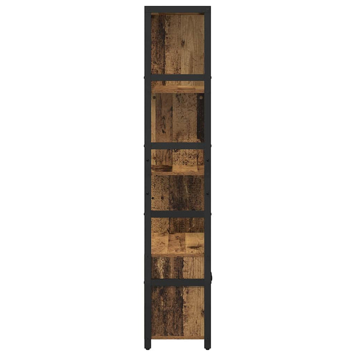 Bogreol Gammelt træ 80 x 30 x 155,5 cm Konstrueret træ