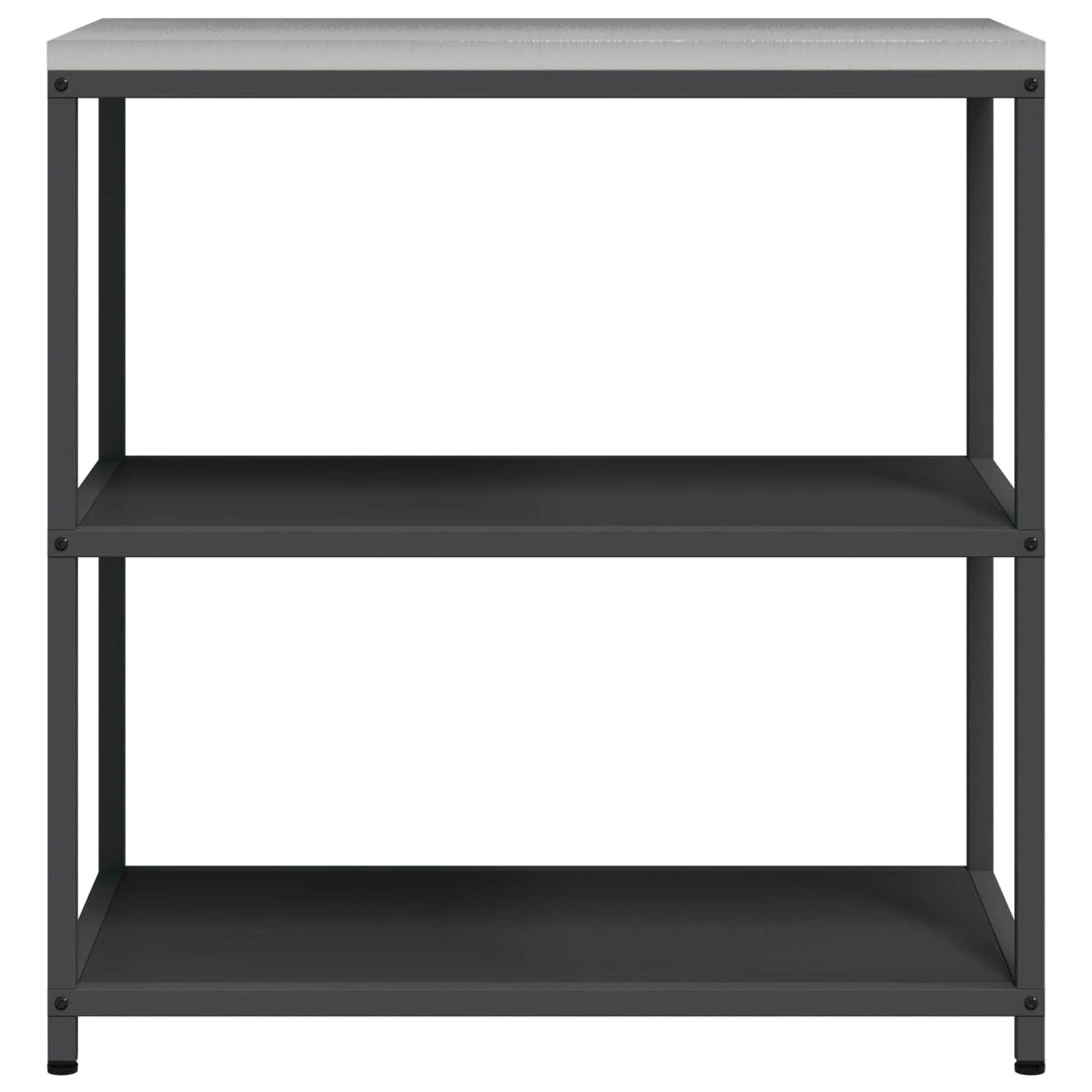 Køkkenhyldeenhed HATTEM Sort 90 x 50 x 92 cm Stål