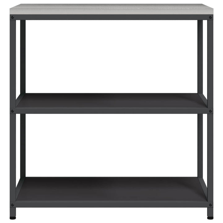 Køkkenhyldeenhed HATTEM Sort 90 x 50 x 92 cm Stål