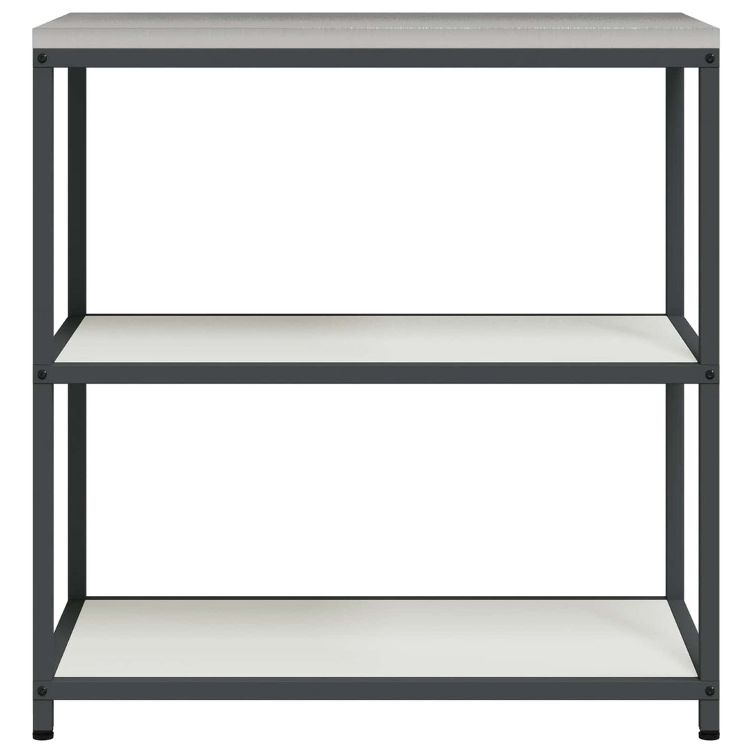 Køkkenhyldeenhed HATTEM Hvid 90 x 50 x 92 cm Stål