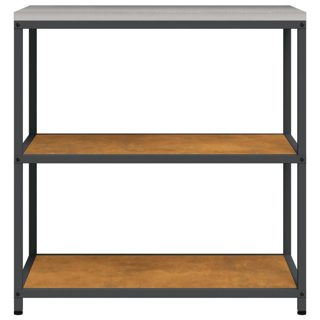 Køkkenhyldeenhed HATTEM Rusten 90 x 50 x 92 cm Stål