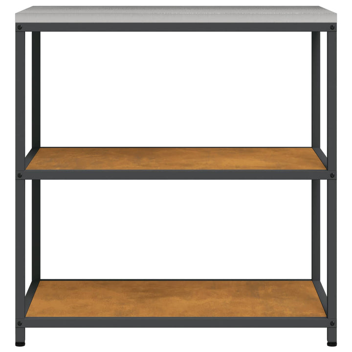 Køkkenhyldeenhed HATTEM Rusten 90 x 50 x 92 cm Stål