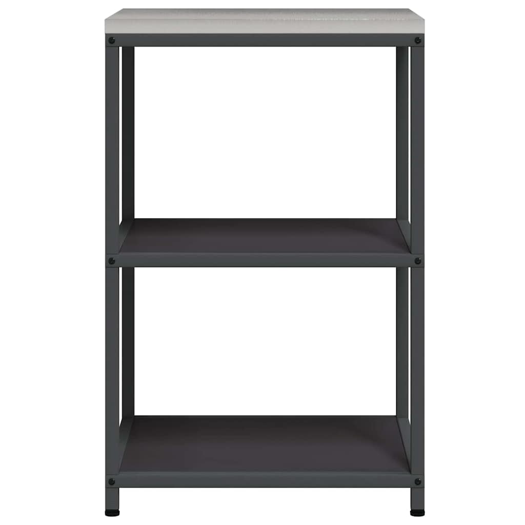 Køkkenhyldeenhed HATTEM Sort 60 x 50 x 92 cm Stål
