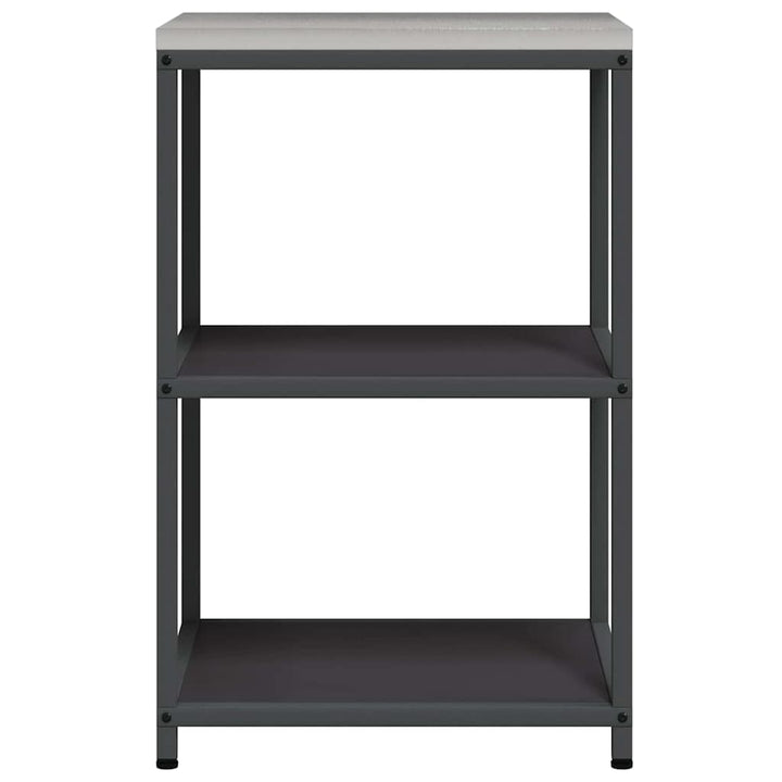 Køkkenhyldeenhed HATTEM Sort 60 x 50 x 92 cm Stål